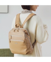 HERRINGBONE CLUB（ヘリンボーンクラブ）の「3層収納ラウンドリュックサック[Ｍiss kyouko/ミスキョウコ]（バックパック/リュック）」