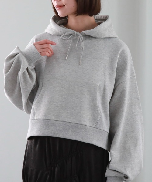 archives(アルシーヴ)の「ラメ裏毛パーカー(パーカー・レディース・ブラック/オフホワイト/グレー・MEDIUM)」の12枚目の写真