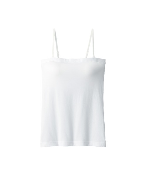 無印良品(ムジルシリョウヒン)の「婦人 さらっと綿 ブラキャミソール(インナーウェア/肌着・レディース・ホワイト/ブルー系1/ライトピンク/ブラック・S/XL/L/M)」の11枚目の写真