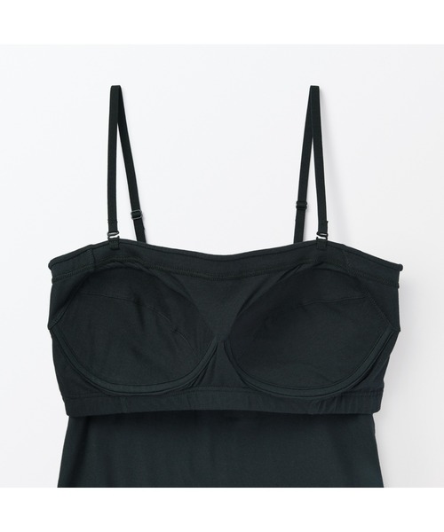 無印良品(ムジルシリョウヒン)の「婦人 さらっと綿 ブラキャミソール(インナーウェア/肌着・レディース・ホワイト/ブルー系1/ライトピンク/ブラック・S/XL/L/M)」の17枚目の写真