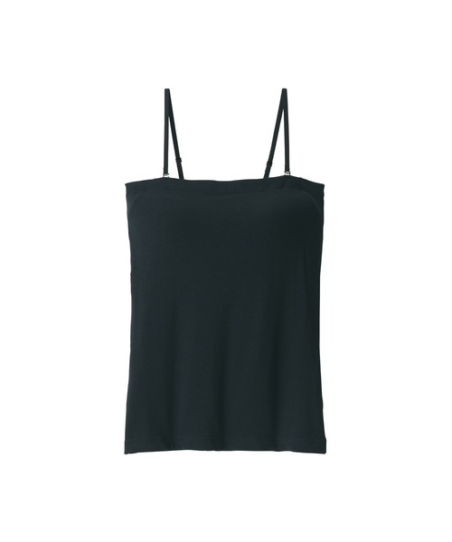 無印良品(ムジルシリョウヒン)の「婦人 さらっと綿 ブラキャミソール(インナーウェア/肌着・レディース・ホワイト/ブルー系1/ライトピンク/ブラック・S/XL/L/M)」の19枚目の写真