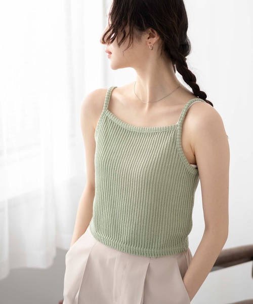 WEGO(ウィゴー)の「WEGO/アンサンブルリボンカーデ(アンサンブル・レディース・グリーン/アイボリー/ブラック・FREE)」の9枚目の写真