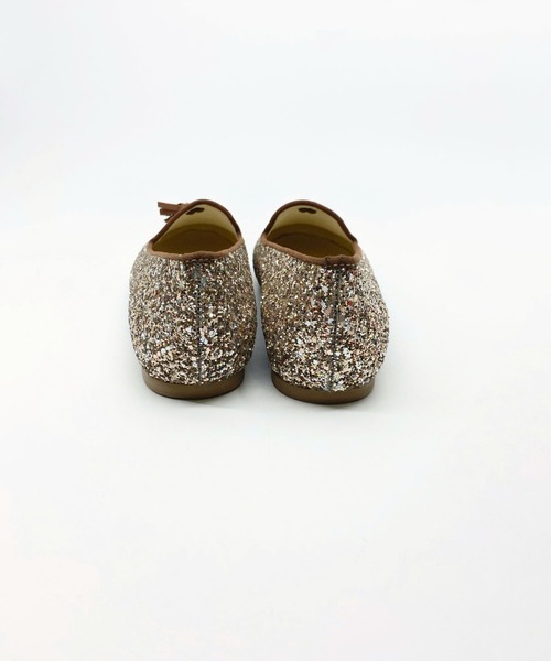 Sugar Sugar(シュガーシュガー)の「【SUGAR SUGAR】タッセル グリッター フラットシューズ(5859)(バレエシューズ・レディース・ブラック/シルバー/ゴールド・S/M/L/LL)」の8枚目の写真
