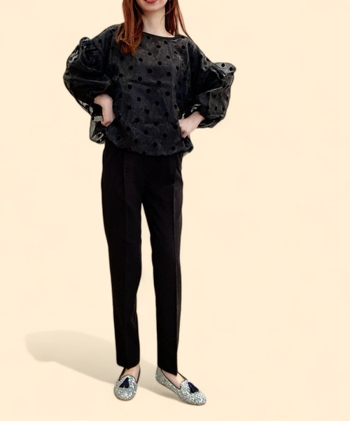 Sugar Sugar(シュガーシュガー)の「【SUGAR SUGAR】タッセル グリッター フラットシューズ(5859)(バレエシューズ・レディース・ブラック/シルバー/ゴールド・S/M/L/LL)」の22枚目の写真