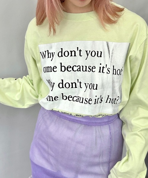 SANSeLF（サンセルフ）の「Se ribbon sleeve ロンT【SANSeLF】sanwh24s001（Tシャツ/カットソー・レディース・ホワイト/ネイビー/ライトグリーン・FREE）」の5枚目の写真