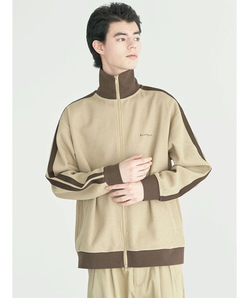 CRAFT STANDARD BOUTIQUE（クラフトスタンダードブティック）の「【ユニセックス】トラックジャケット（ジャージ・レディース・ネイビー/オレンジ/ベージュ/ブラウン/アイボリー/ブラック・XL/L/M）」の18枚目の写真