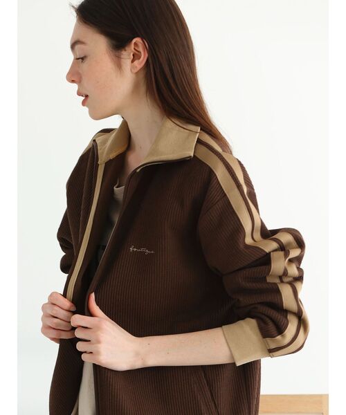 CRAFT STANDARD BOUTIQUE（クラフトスタンダードブティック）の「【ユニセックス】トラックジャケット（ジャージ・レディース・ネイビー/オレンジ/ベージュ/ブラウン/アイボリー/ブラック・XL/L/M）」の20枚目の写真