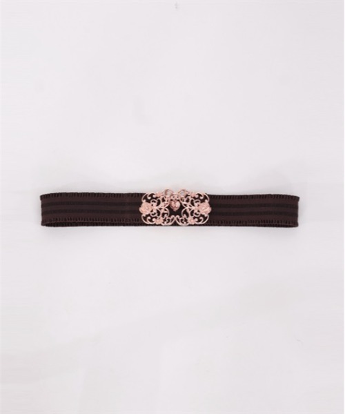 axes femme POETIQUE（アクシーズファムポエティック）の「ハートチャームゴムベルト（ベルト・レディース・アンティークゴールド/アンティークシルバー/ピンク・FREE）」の19枚目の写真