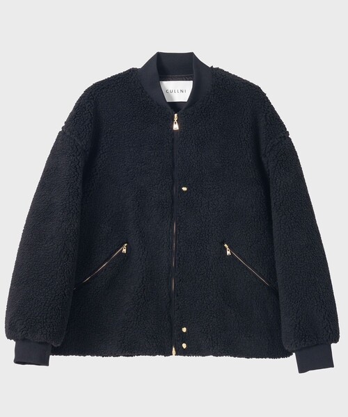 CULLNI（クルニ）の「Wool Boa Front Zip Blouson（ブルゾン）」 - WEAR