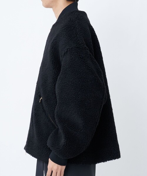 CULLNI（クルニ）の「Wool Boa Front Zip Blouson（ブルゾン）」 - WEAR