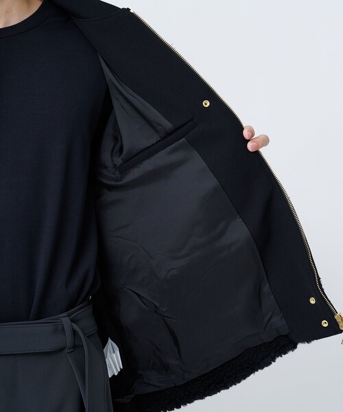 CULLNI（クルニ）の「Wool Boa Front Zip Blouson（ブルゾン）」 - WEAR