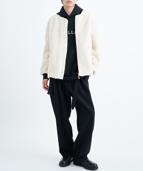 CULLNI（クルニ）の「Wool Boa Front Zip Blouson（ブルゾン）」 - WEAR