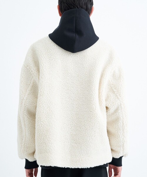 CULLNI（クルニ）の「Wool Boa Front Zip Blouson（ブルゾン）」 - WEAR