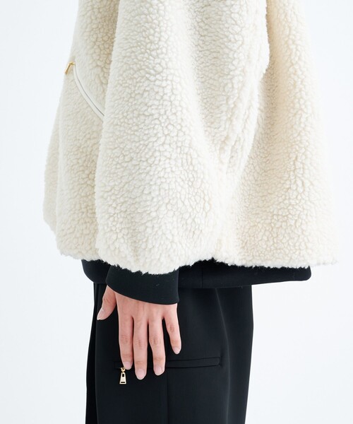 CULLNI（クルニ）の「Wool Boa Front Zip Blouson（ブルゾン）」 - WEAR