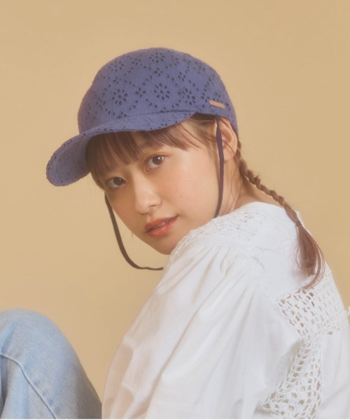 kaorinomori（カオリノモリ）の「kaorinomori レーブキャップ / カオリノモリ（キャップ・レディース・クリーム/ブルー/ブラック・FREE）」の18枚目の写真
