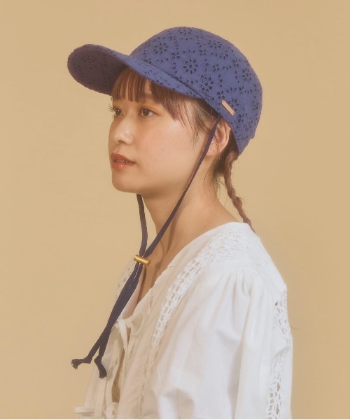 kaorinomori（カオリノモリ）の「kaorinomori レーブキャップ / カオリノモリ（キャップ・レディース・クリーム/ブルー/ブラック・FREE）」の20枚目の写真