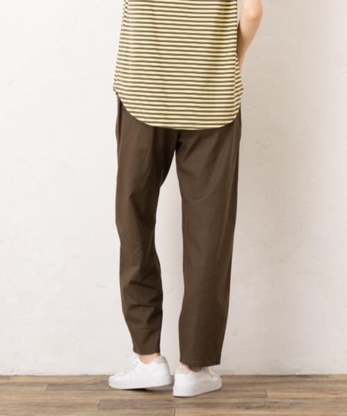 aunt lily(アントリリー)の「フレンチリネンテーパードパンツ◆(その他パンツ・レディース・ブルーグリーン/カーキ/キナリ・13号/11号/9号/7号/15号)」の4枚目の写真