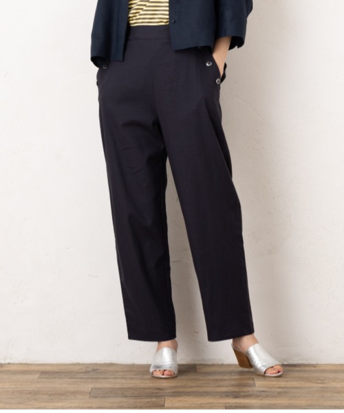 aunt lily(アントリリー)の「フレンチリネンテーパードパンツ◆(その他パンツ・レディース・ブルーグリーン/カーキ/キナリ・13号/11号/9号/7号/15号)」の13枚目の写真