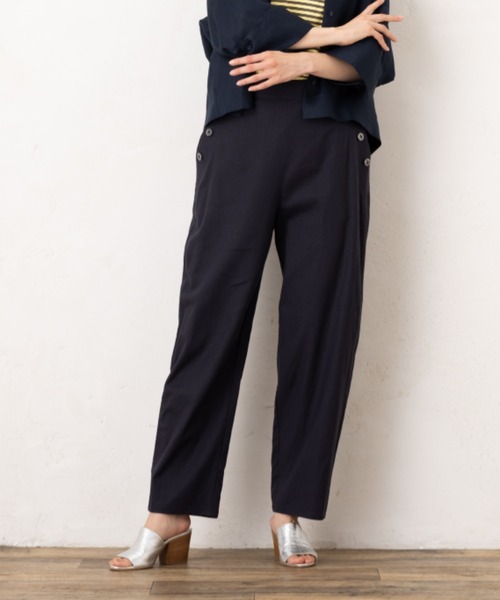 aunt lily(アントリリー)の「フレンチリネンテーパードパンツ◆(その他パンツ・レディース・ブルーグリーン/カーキ/キナリ・13号/11号/9号/7号/15号)」の14枚目の写真
