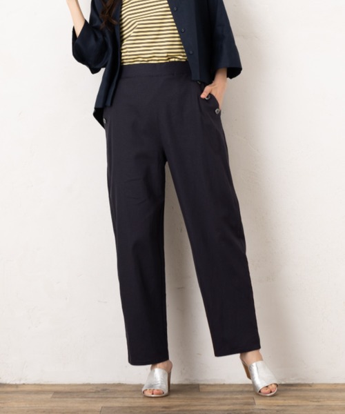 aunt lily(アントリリー)の「フレンチリネンテーパードパンツ◆(その他パンツ・レディース・ブルーグリーン/カーキ/キナリ・13号/11号/9号/7号/15号)」の15枚目の写真