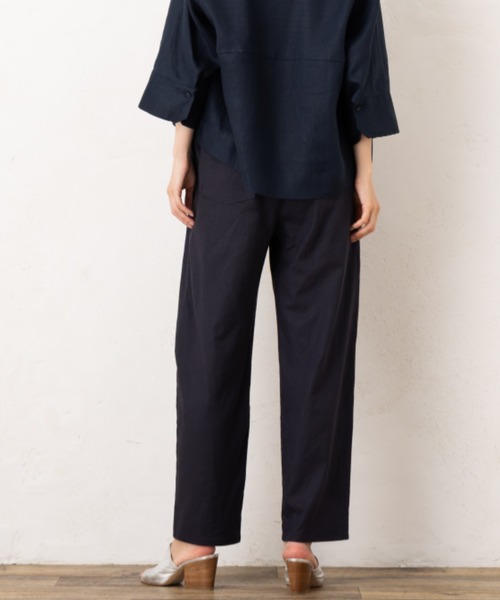 aunt lily(アントリリー)の「フレンチリネンテーパードパンツ◆(その他パンツ・レディース・ブルーグリーン/カーキ/キナリ・13号/11号/9号/7号/15号)」の16枚目の写真