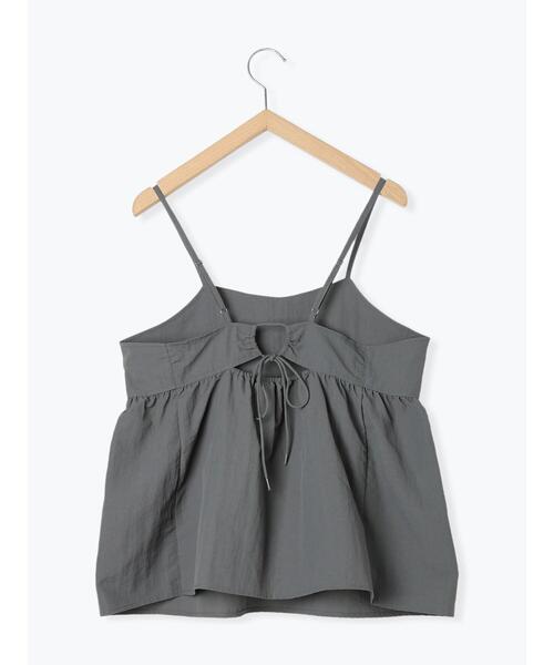 Samansa Mos2 blue（サマンサモスモスブルー）の「キャミビスチェ（シャツ/ブラウス・レディース・シルバーグレー/グレー/ブラック・F）」の8枚目の写真