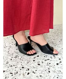 RESEXXY | スクエアトゥピンヒールサンダル(サンダル)