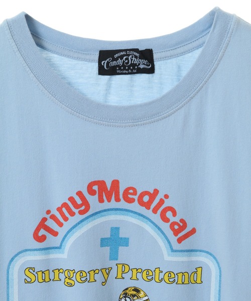 Candy Stripper（キャンディストリッパー）の「TINY MEDICAL BIG Tシャツ（Tシャツ/カットソー・レディース・オフホワイト/ライトブルー/ブラック/ピンク・2）」の12枚目の写真