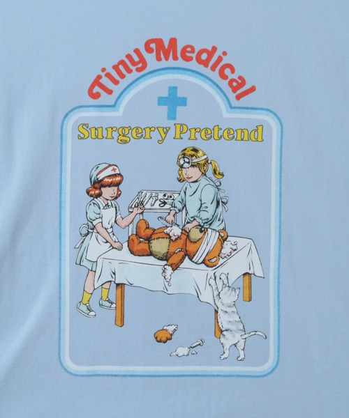 Candy Stripper（キャンディストリッパー）の「TINY MEDICAL BIG Tシャツ（Tシャツ/カットソー・レディース・オフホワイト/ライトブルー/ブラック/ピンク・2）」の15枚目の写真