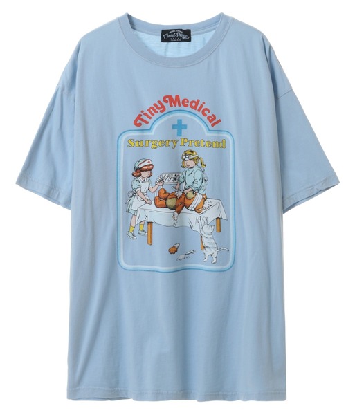 Candy Stripper（キャンディストリッパー）の「TINY MEDICAL BIG Tシャツ（Tシャツ/カットソー・レディース・オフホワイト/ライトブルー/ブラック/ピンク・2）」の10枚目の写真