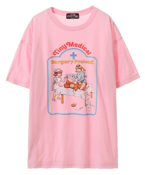 Candy Stripper（キャンディストリッパー）の「TINY MEDICAL BIG Tシャツ（Tシャツ/カットソー・レディース・オフホワイト/ライトブルー/ブラック/ピンク・2）」の17枚目の写真