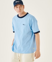 FARAH | FARAH | 〈別注〉コットン プリントリンガーTシャツ MEN(Tシャツ/カットソー)