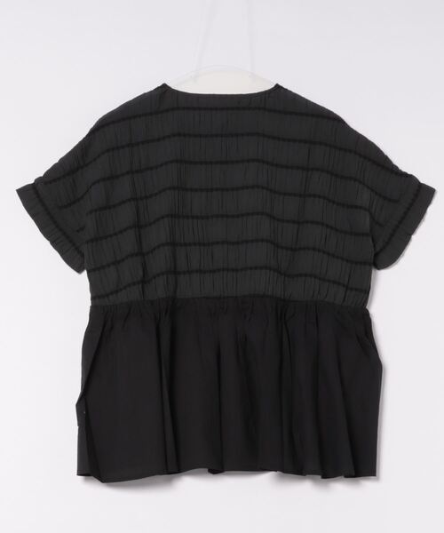 Kelen(ケレン)の「「KELEN/ケレン」コンビデザイントップス / ERIN(Tシャツ/カットソー・レディース・レッド/グリーン/サックスブルー/ブラック・M/S)」の12枚目の写真