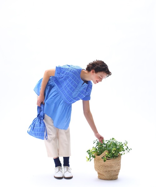 Kelen(ケレン)の「「KELEN/ケレン」コンビデザイントップス / ERIN(Tシャツ/カットソー・レディース・レッド/グリーン/サックスブルー/ブラック・M/S)」の15枚目の写真