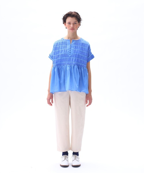 Kelen(ケレン)の「「KELEN/ケレン」コンビデザイントップス / ERIN(Tシャツ/カットソー・レディース・レッド/グリーン/サックスブルー/ブラック・M/S)」の18枚目の写真