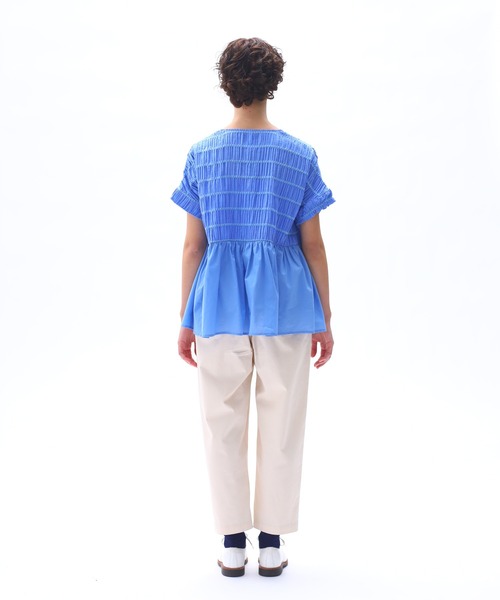 Kelen(ケレン)の「「KELEN/ケレン」コンビデザイントップス / ERIN(Tシャツ/カットソー・レディース・レッド/グリーン/サックスブルー/ブラック・M/S)」の20枚目の写真