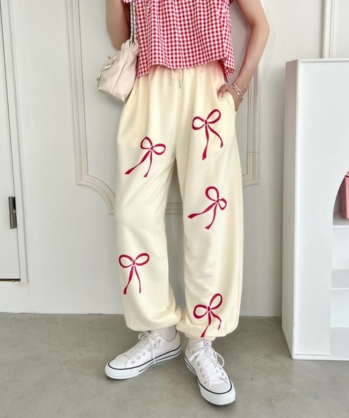 MARNIリボンテーパードパンツステッチ38 MARNIリボンテーパードパンツステッチ38