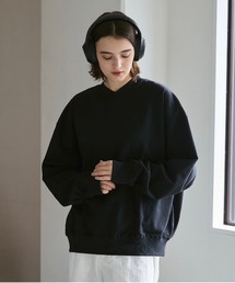 flaner | Loose V neck sweat / ルーズVネックスウェット(スウェット)