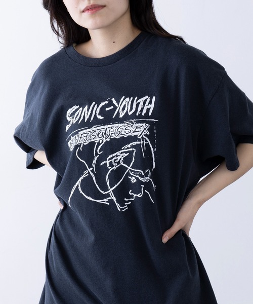 THRIFTY LOOK　リメイクTシャツ　レッチリ　ニルバーナ　黒 THRIFTY LOOK tシャツ / スリフティールック ”NIRVANA” TEE