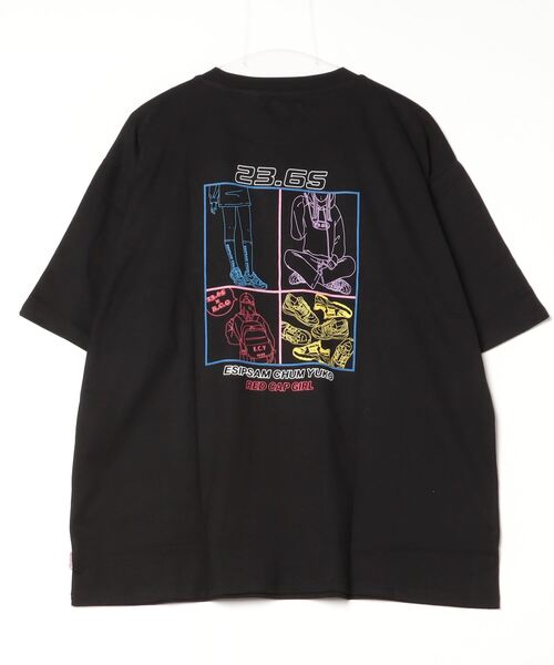 25/26秋冬★ラバー素材レタリング 山プリントTシャツ【各色】 セール】LUMBER プリントTシャツ（Tシャツ/カットソー）｜LUMBER