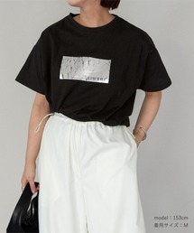 箔プリントTシャツ