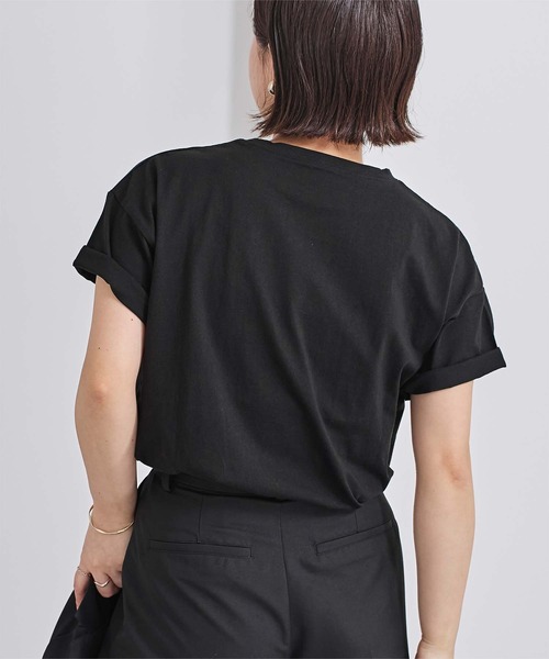 UR'S（ユアーズ）の「箔プリントTシャツ（Tシャツ/カットソー・レディース・ホワイト系その他/ブラック系その他2/ホワイト系その他2/ブラック系その他/ピンク系その他・M）」の19枚目の写真