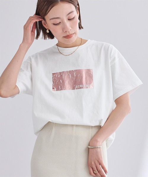 バジュラbajra/プリントTシャツ/新品/175 OTANIJUN 半袖Tシャツ ベージュ / TXA-TENGA by Artist-