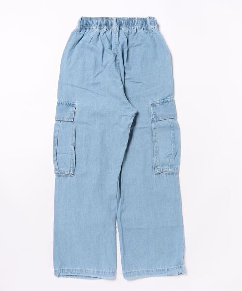 LOVETOXIC（ラブトキシック）の「【LTXC/冷感】デニムカーゴ（その他パンツ・キッズ・サックスブルー/グレー・LL/L/M/S）」の3枚目の写真