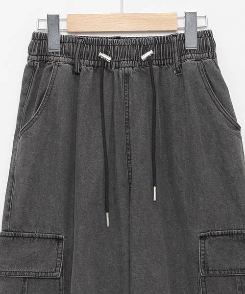 LOVETOXIC（ラブトキシック）の「【LTXC/冷感】デニムカーゴ（その他パンツ・キッズ・サックスブルー/グレー・LL/L/M/S）」の11枚目の写真