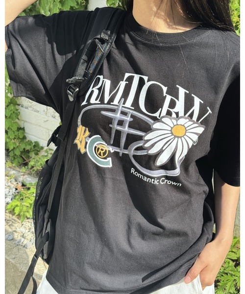 セール】【UNISEX】ROMANTIC CROWN／シャイニングロゴT（Tシャツ