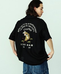 ※ALPHA | ユーティリティリネンシャツ / スーベニア刺繍 半袖（SOUVENIR）(シャツ/ブラウス)