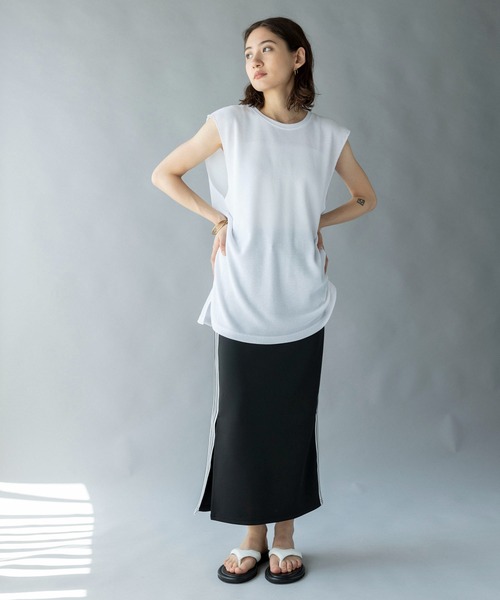 ROOPTOKYO(ループトウキョウ)の「ワッフルノースリーブタンクトップ(タンクトップ・メンズ・ホワイト系1/ホワイト系2/ホワイト系3/ブラック系1/ブラック系2/ブラック系3・M/L)」の14枚目の写真