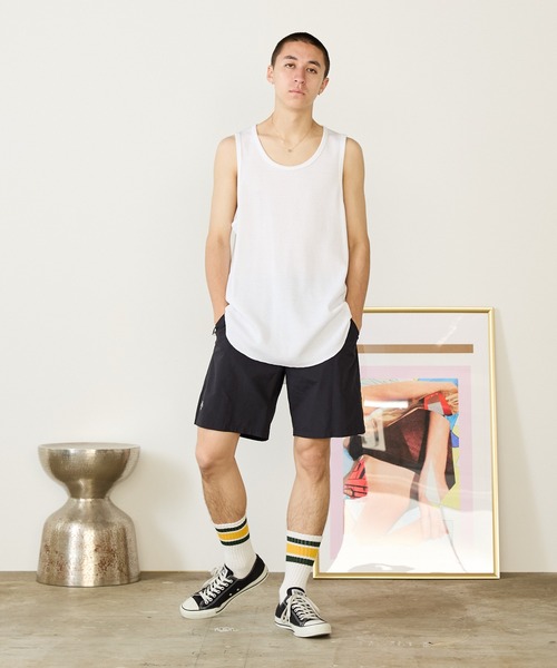 ROOPTOKYO(ループトウキョウ)の「ワッフルノースリーブタンクトップ(タンクトップ・メンズ・ホワイト系1/ホワイト系2/ホワイト系3/ブラック系1/ブラック系2/ブラック系3・M/L)」の20枚目の写真