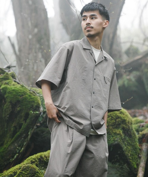 EKAL（エカル）の「『通気性/速乾』EASY BREEZY SHORT-SLEEVE SHIRTS（シャツ/ブラウス・メンズ・モカ/カーキ/ブラック・MEDIUM/LARGE）」の5枚目の写真